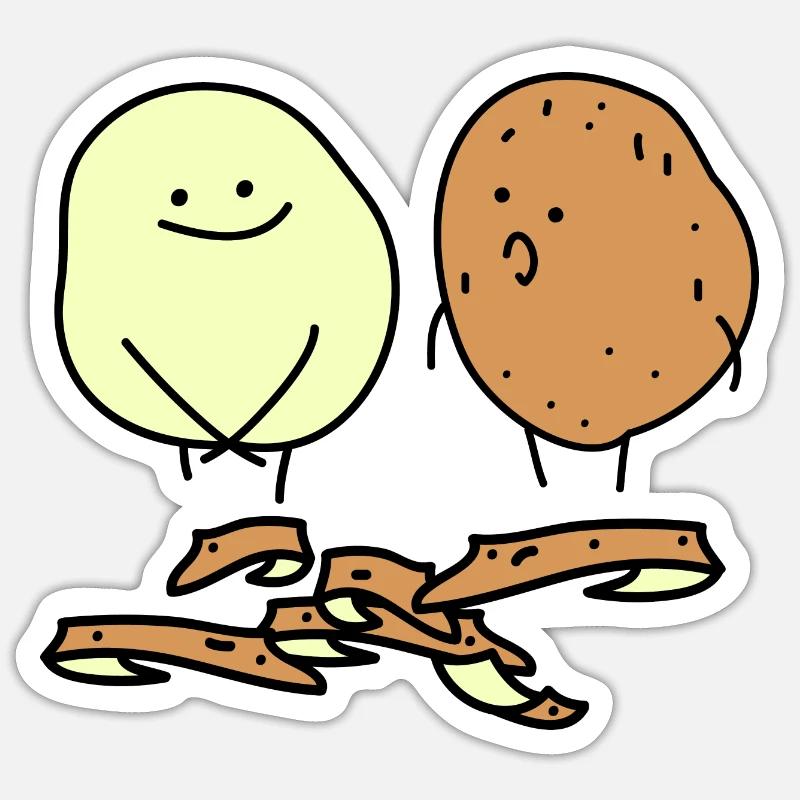 FKK (b) - Sticker taille S (10 x 10 cm) - blanc mat