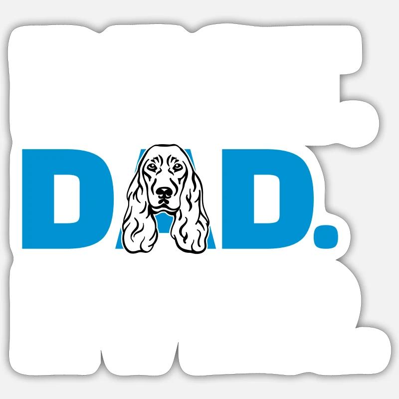 Cocker Spaniel - Sticker size S (10 x 10 cm) - white matte