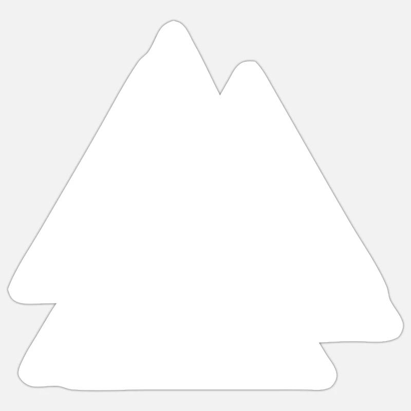 Valknut - Symbole d’Odin - Sticker taille S (10 x 10 cm) - blanc mat
