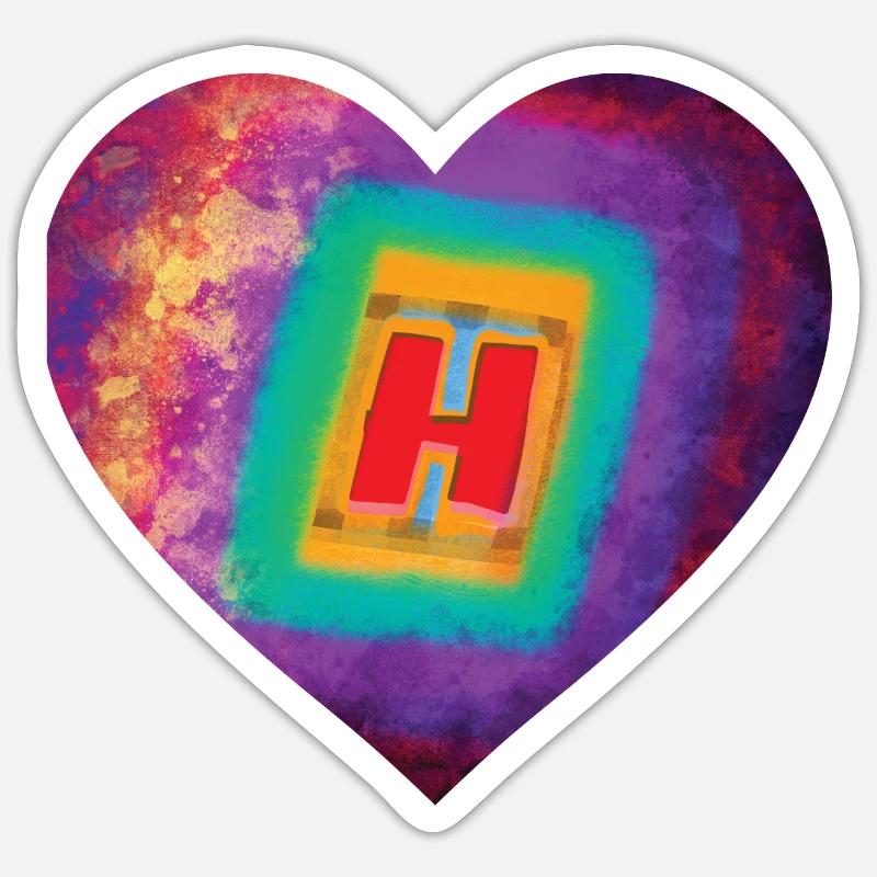 Help yourself to a big H Sticker size S (10 x 10 cm)