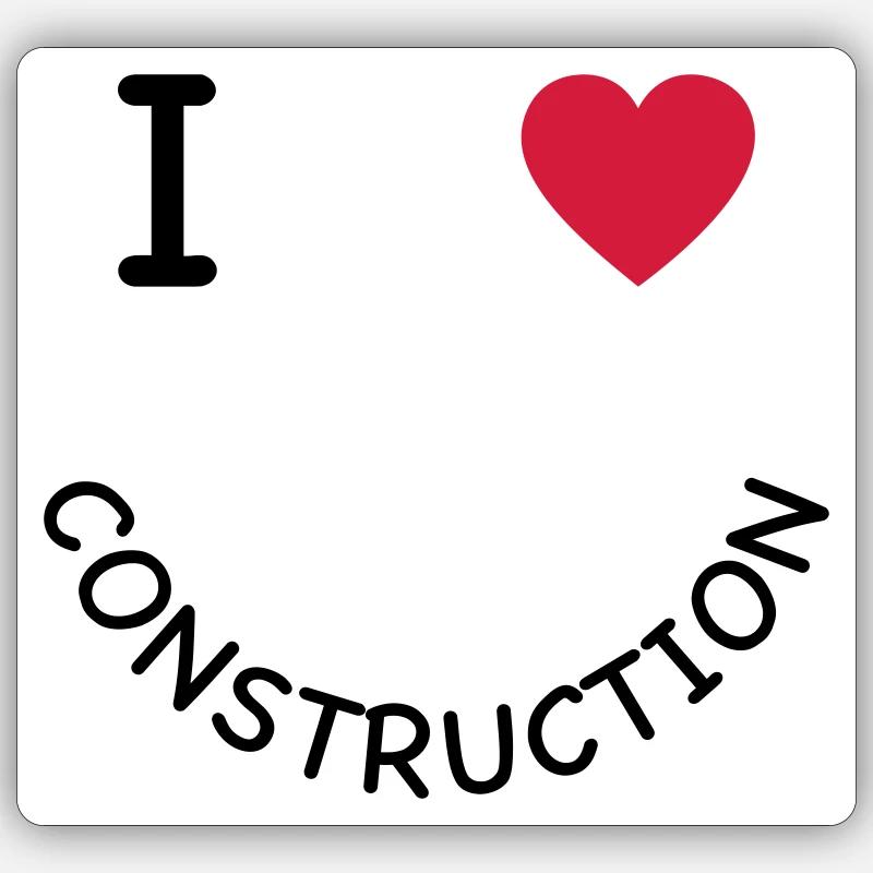 Building site Sticker size S (10 x 10 cm)
