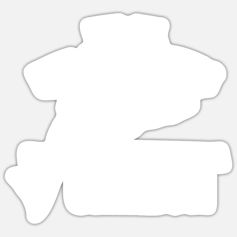 Saumon Sticker taille S (10 x 10 cm)