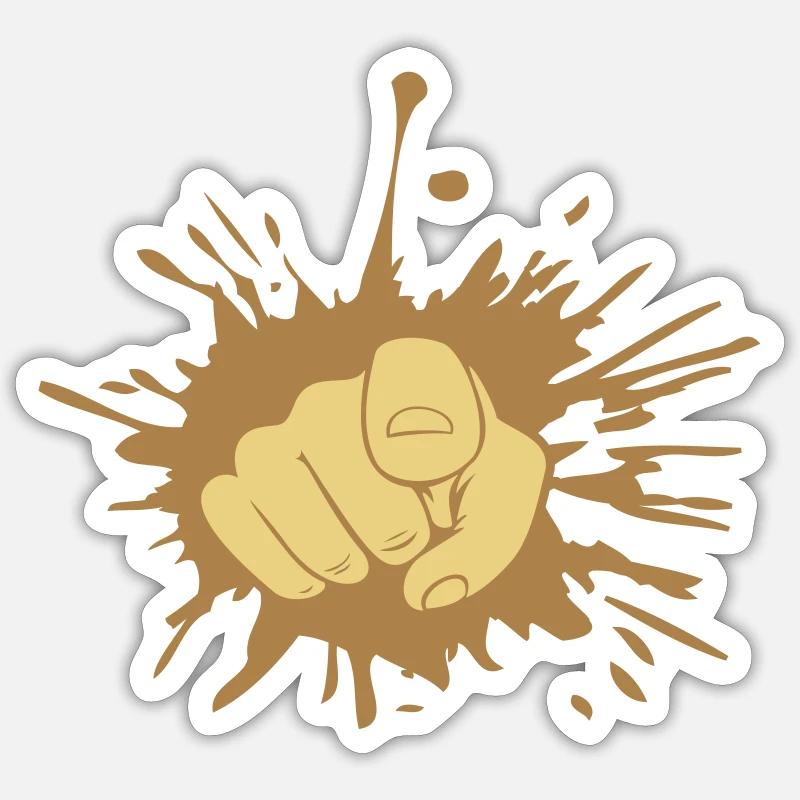 Sticker taille S (10 x 10 cm) - 