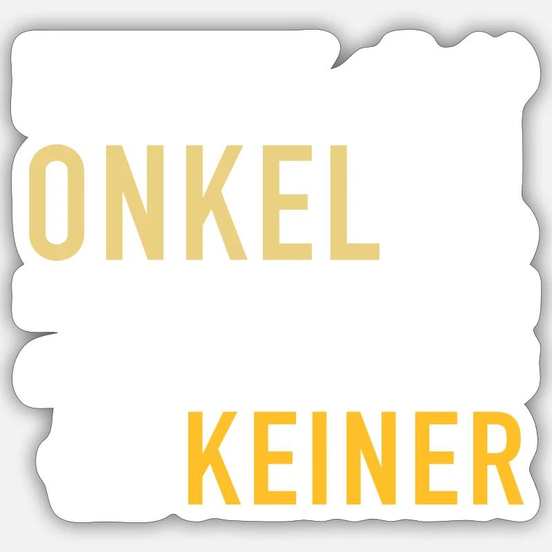 Onkel Sticker Größe S (10 x 10 cm)