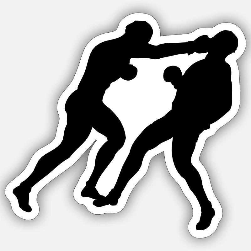 Boxen Boxen - Sticker Größe S (10 x 10 cm) - Mattweiß