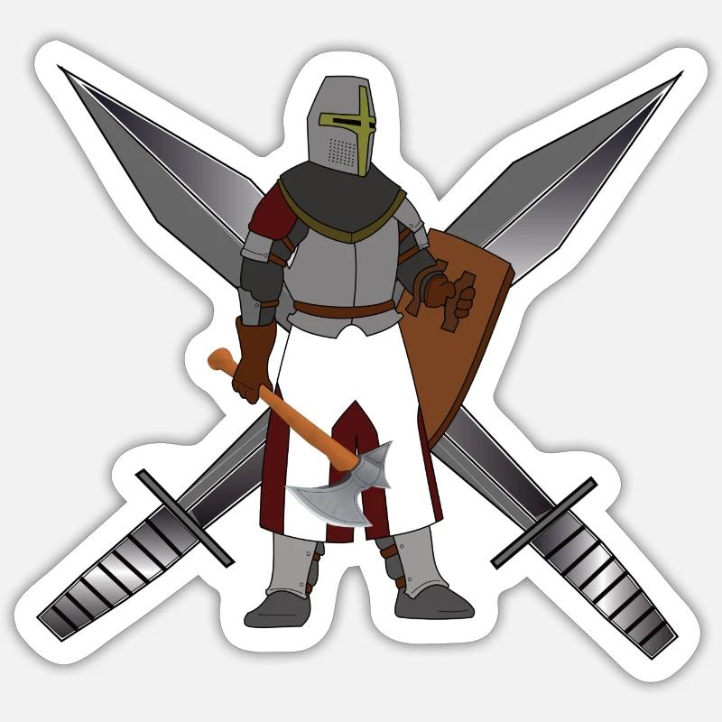 Knight Sticker size S (10 x 10 cm)
