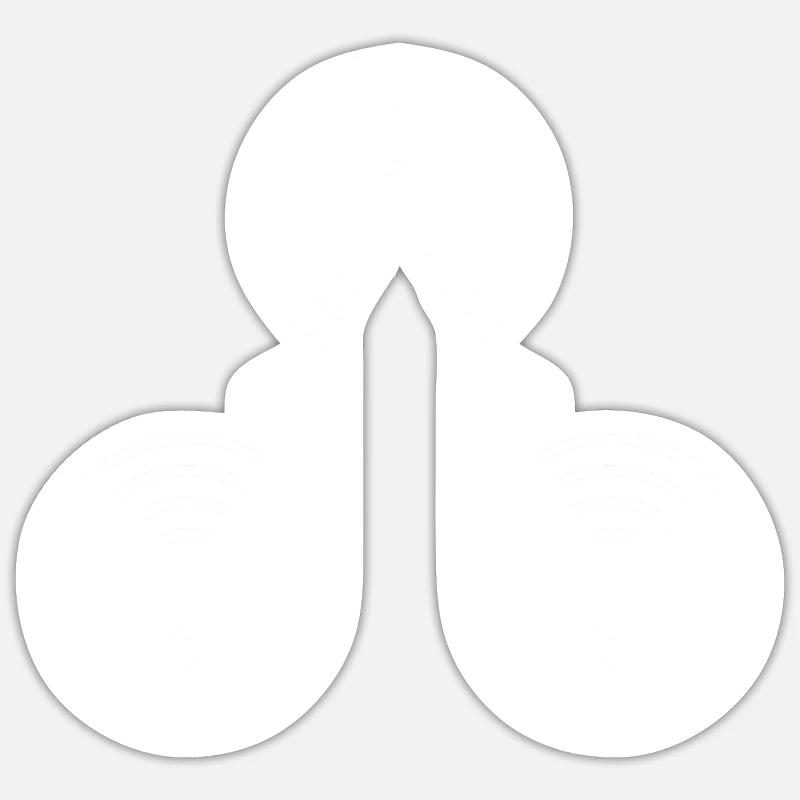 Optical illusion Sticker size S (10 x 10 cm)