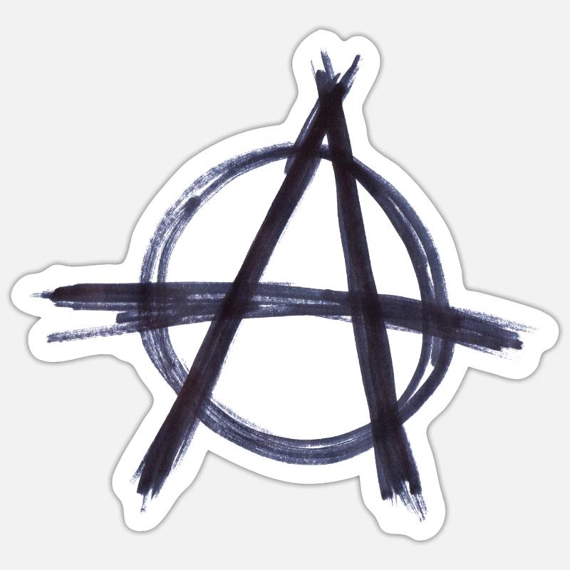 Anarchy Sticker size S (10 x 10 cm)