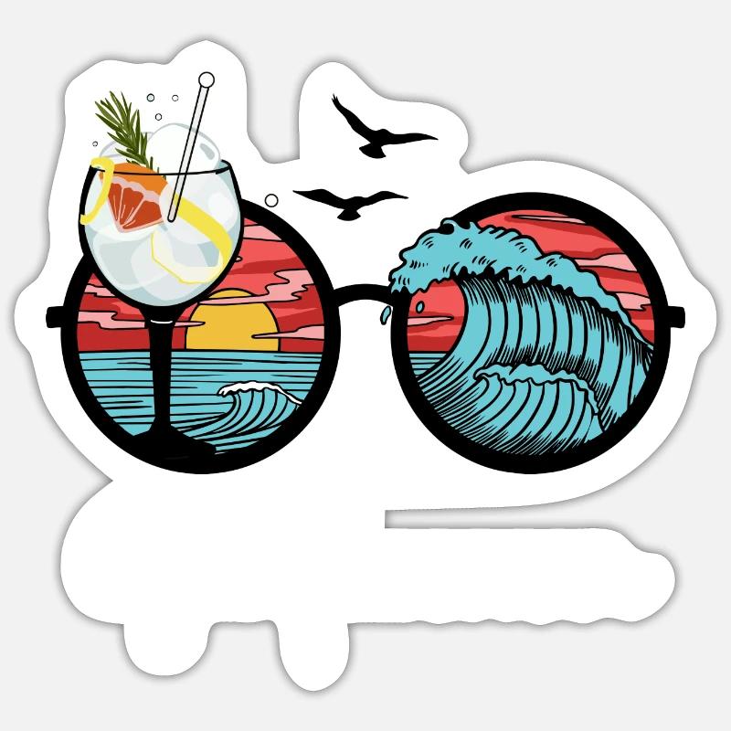 Ginfluencer Sticker size S (10 x 10 cm)