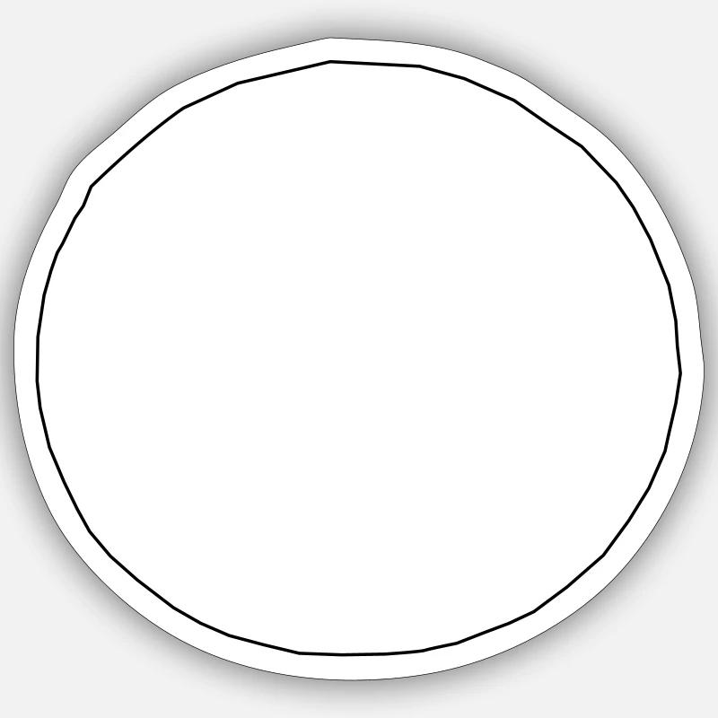 circle Sticker size S (10 x 10 cm)