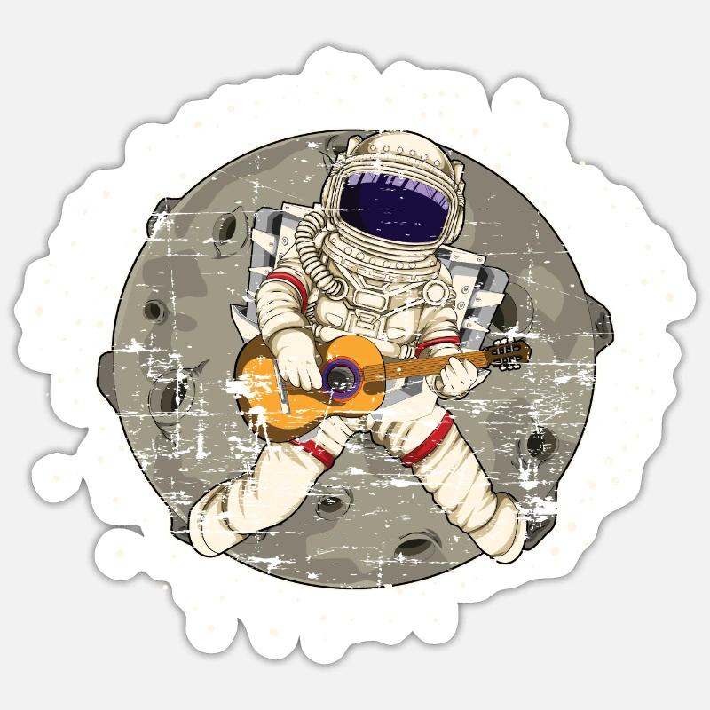 Espace - Sticker taille S (10 x 10 cm) - blanc mat