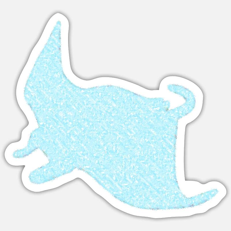 Rays Manta Sticker size S (10 x 10 cm)