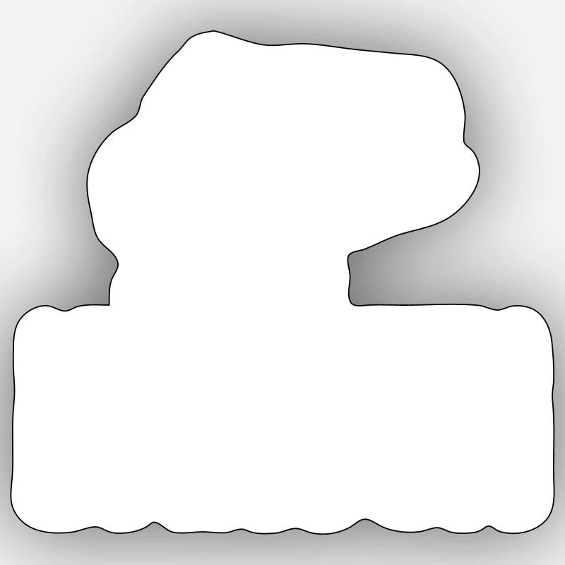 Leck mich am Barsch Angler Angelhacken Spruch Sticker Größe S (10 x 10 cm)