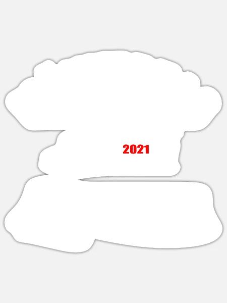 Männertag - Sticker Größe S (10 x 10 cm) - Mattweiß