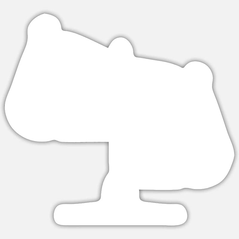 scales - Sticker size S (10 x 10 cm) - white matte