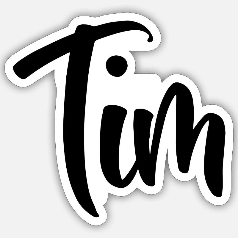 Tim Sticker size S (10 x 10 cm)