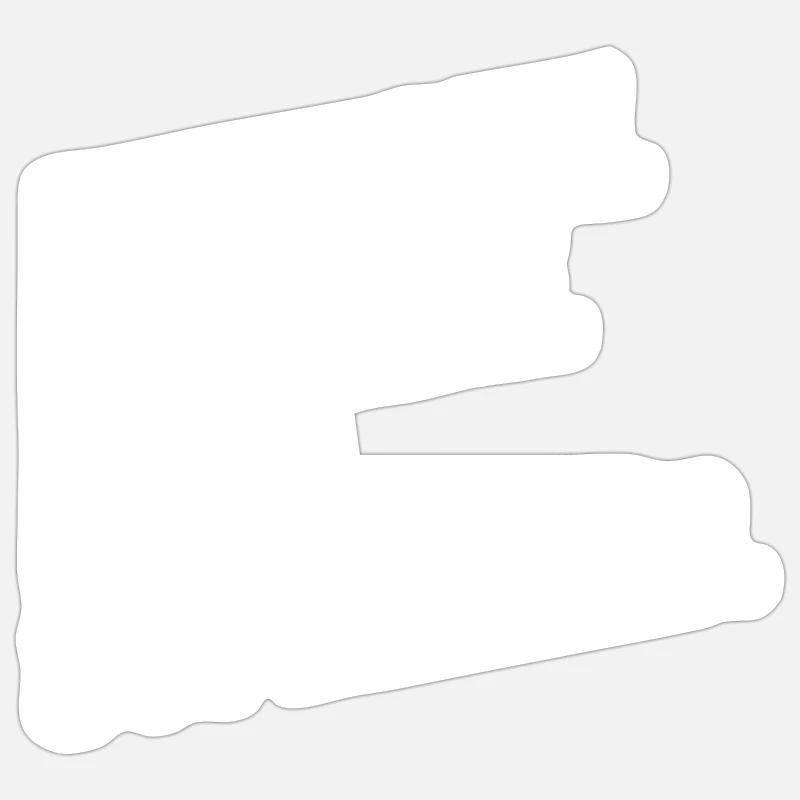 EHEMANN LEGENDE PAPA SUPERHELD - Sticker Größe S (10 x 10 cm) - Mattweiß