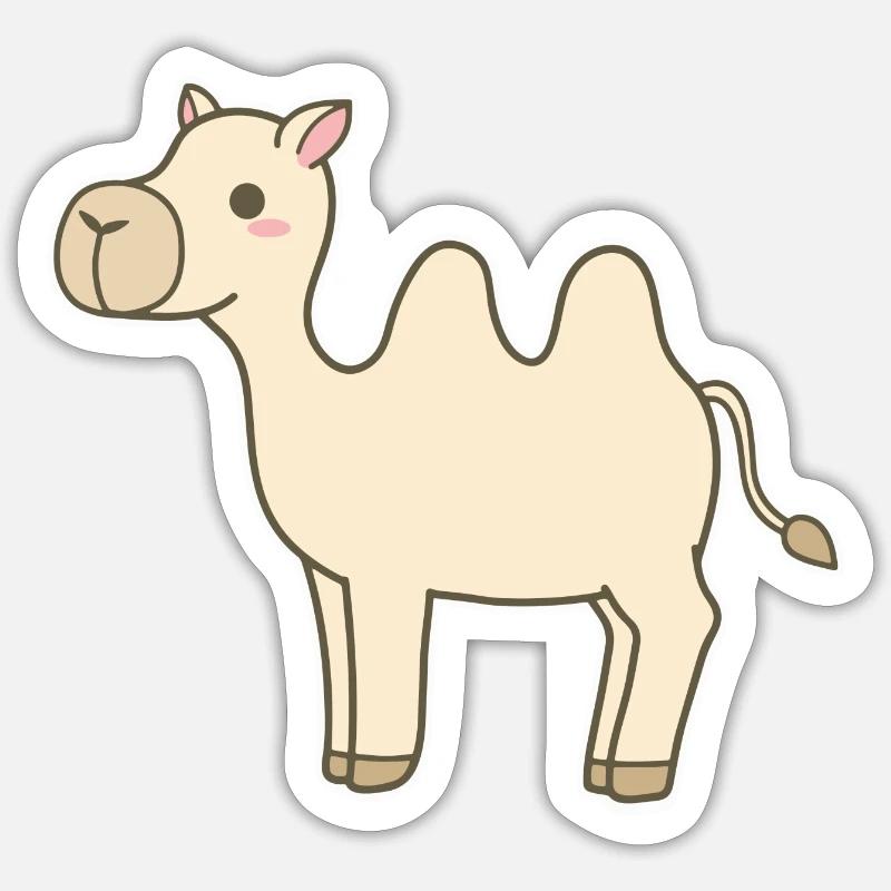 Kamel Sticker Größe S (10 x 10 cm)