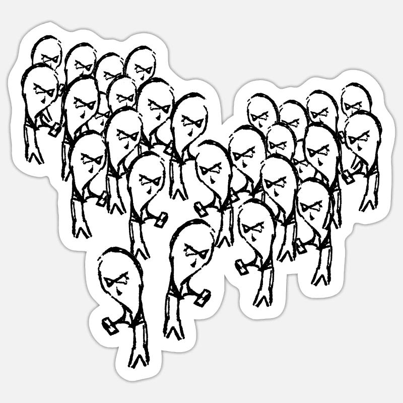 Sticker Größe S (10 x 10 cm) - 