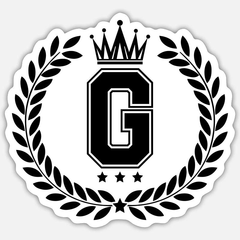 Blasons G Sticker taille S (10 x 10 cm)