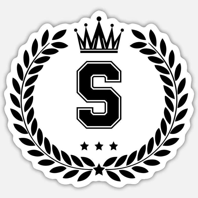 Armoiries S - Sticker taille S (10 x 10 cm) - blanc mat