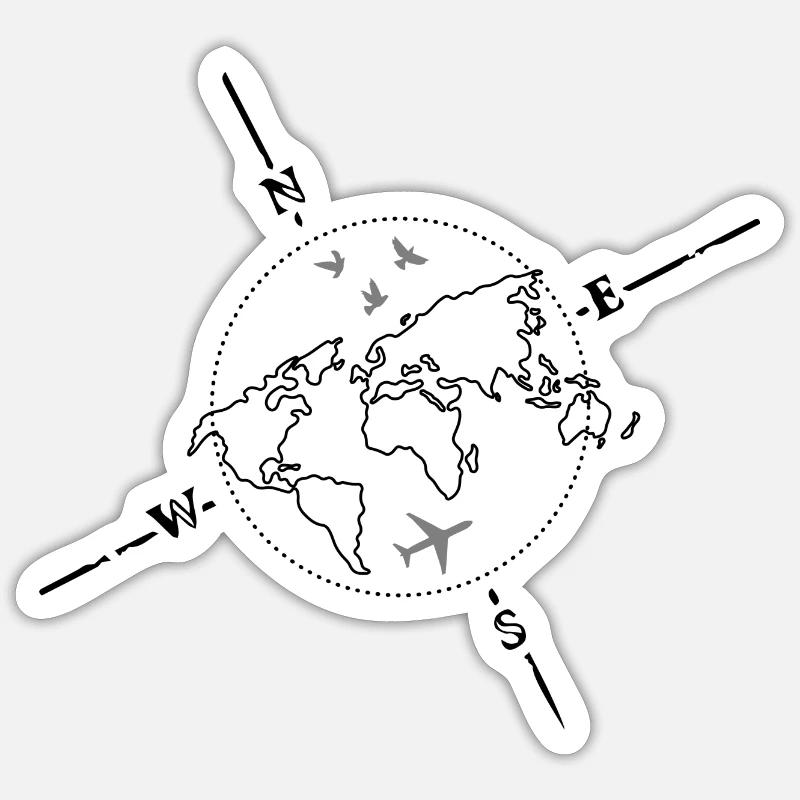 Sticker Größe S (10 x 10 cm) - 