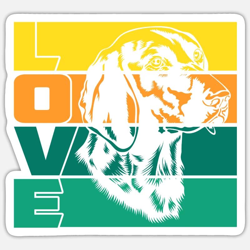 Labrador Sticker size S (10 x 10 cm)