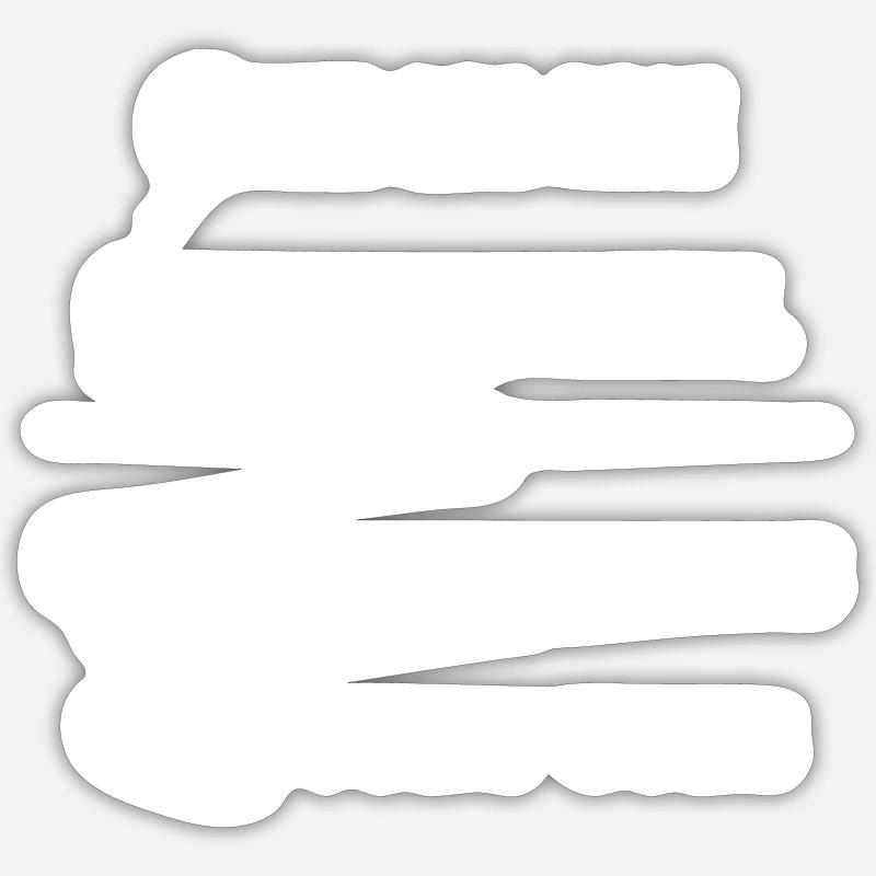 C 'est pas moi qu'explique mal - Sticker taille S (10 x 10 cm) - blanc mat