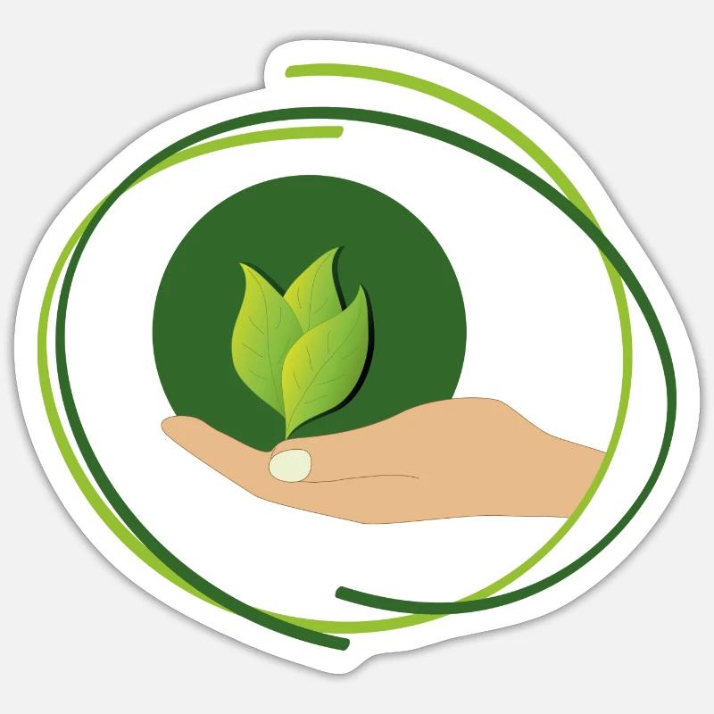 Environmental Design - Sticker size S (10 x 10 cm) - white matte