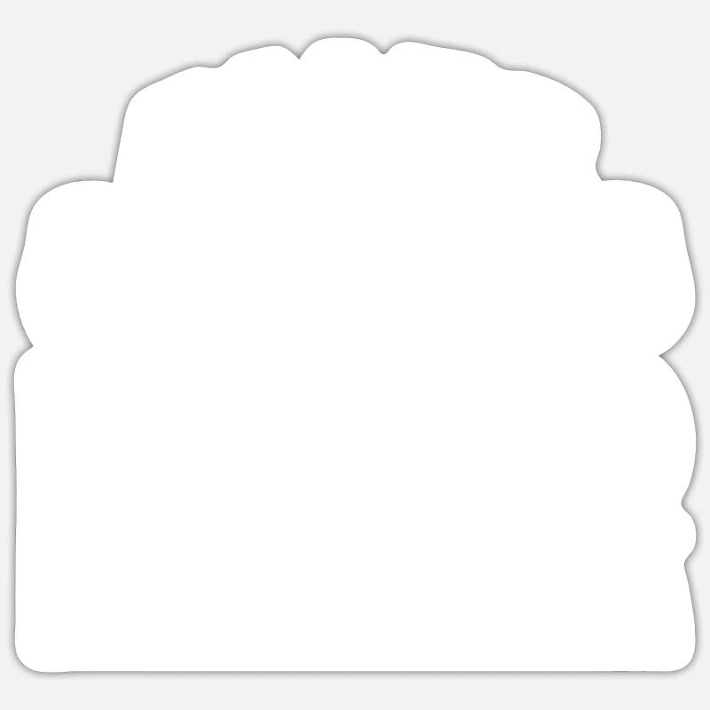 Alles wird gut Emilio ist jetzt da - Sticker Größe S (10 x 10 cm) - Mattweiß