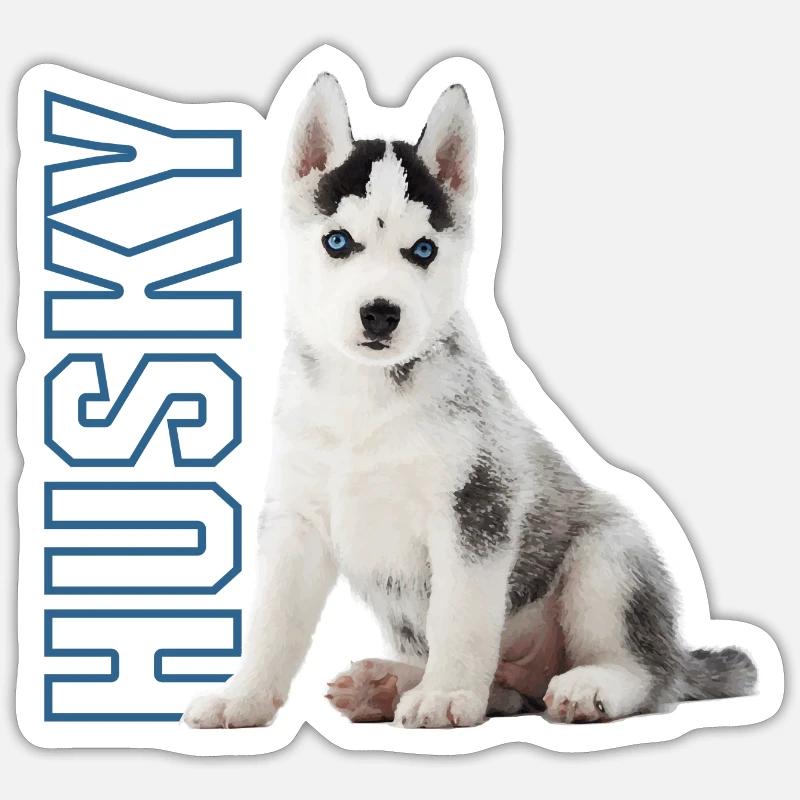 Rauque - Sticker taille S (10 x 10 cm) - blanc mat