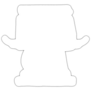 Werdender Opa 2022 OPA Geschenkidee Shirt - Sticker size S (10 x 10 cm) - white matte - Front