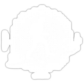 Ski Alpinisme Ski De Randonnée Hommes Ski De Randonnée - Sticker taille S (10 x 10 cm) - blanc mat - Devant