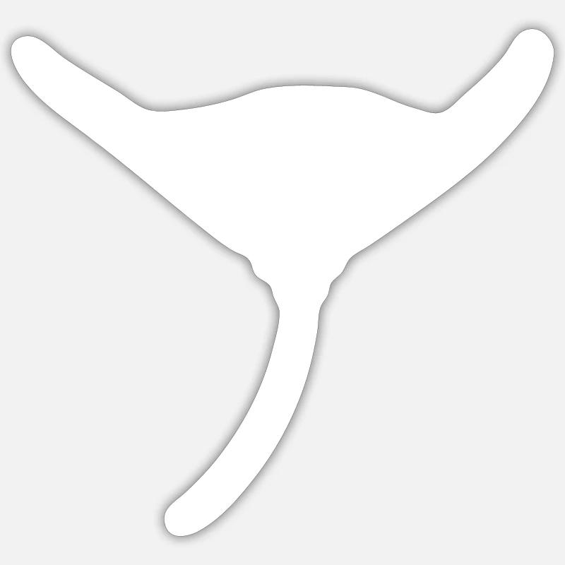 Eagle Ray Sport Vector Flight Sticker size S (10 x 10 cm)