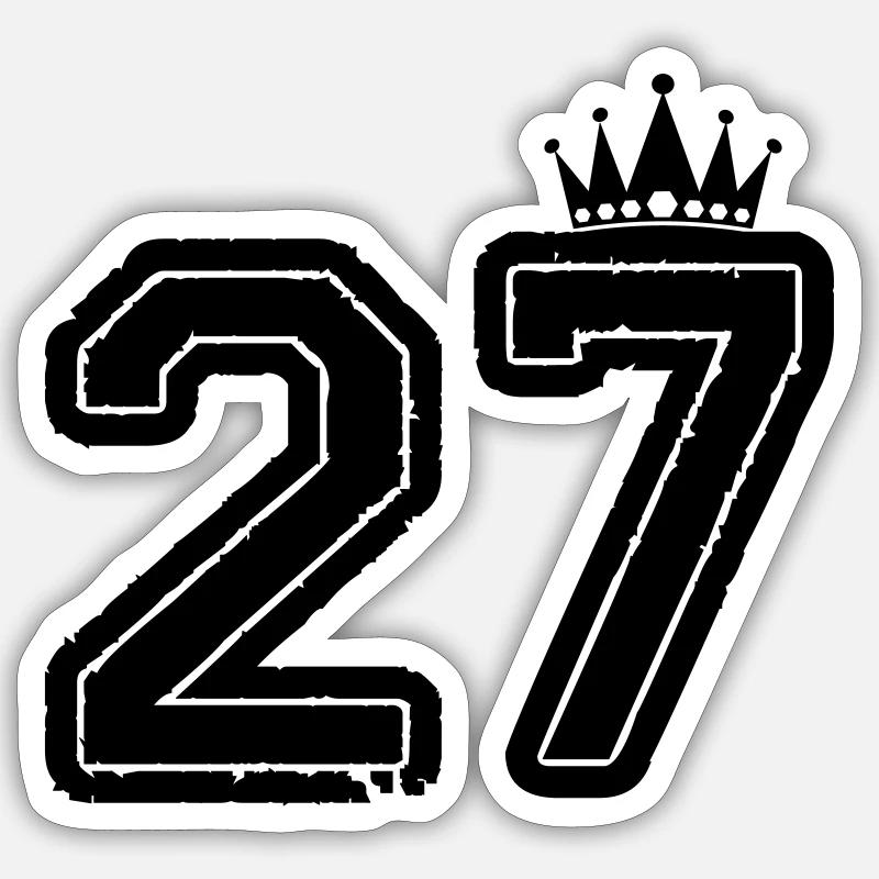 27 Sticker size S (10 x 10 cm)