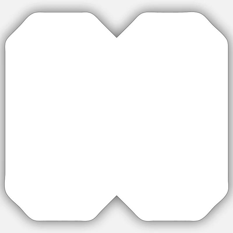 Symbole de 60 chiffres - Sticker taille S (10 x 10 cm) - blanc mat