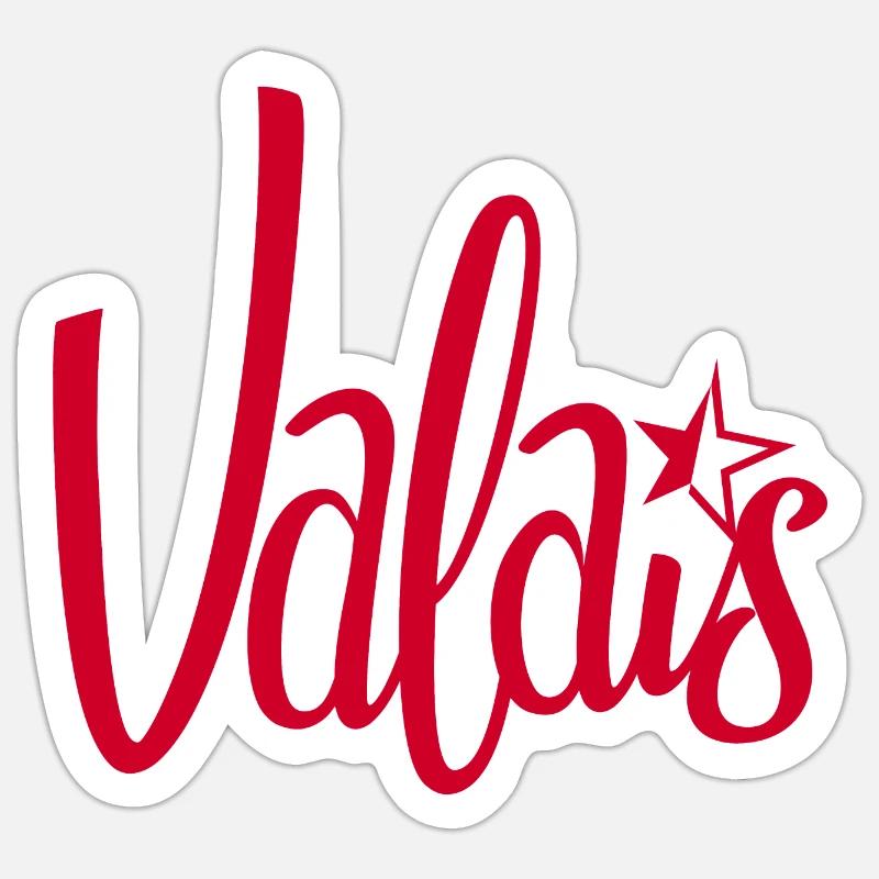 Valais Wallis Sticker size S (10 x 10 cm)