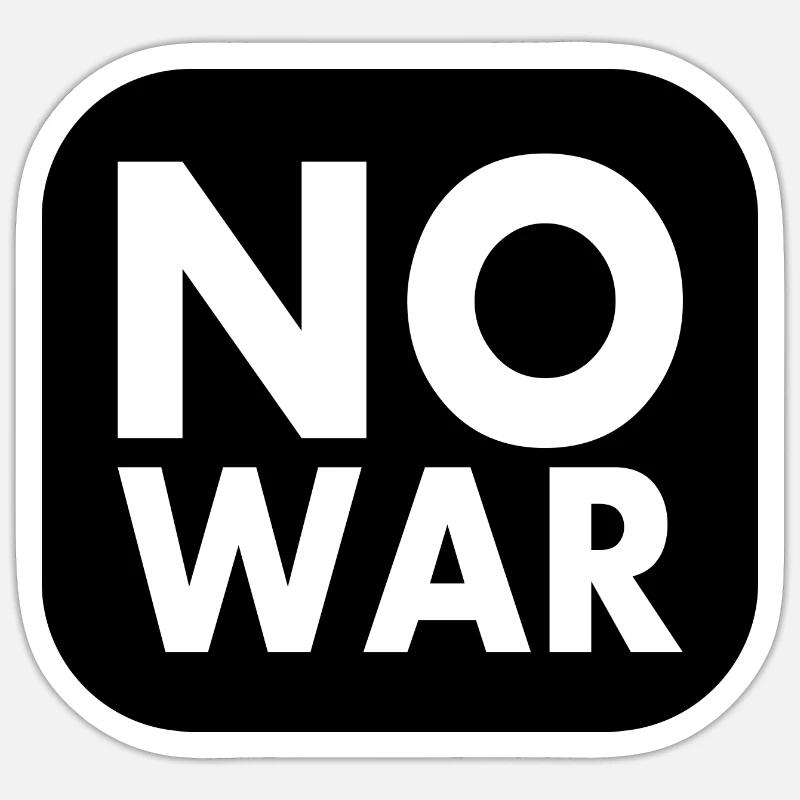 No war Sticker Größe S (10 x 10 cm)