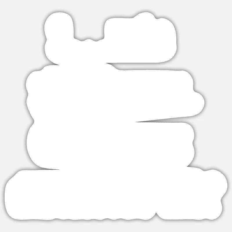 S....wie skalieren. Oder was dachtest du? Sticker Größe S (10 x 10 cm)