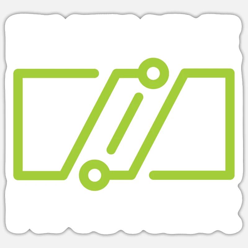 Programmierer Coder Software Entwickler Sticker Größe S (10 x 10 cm)