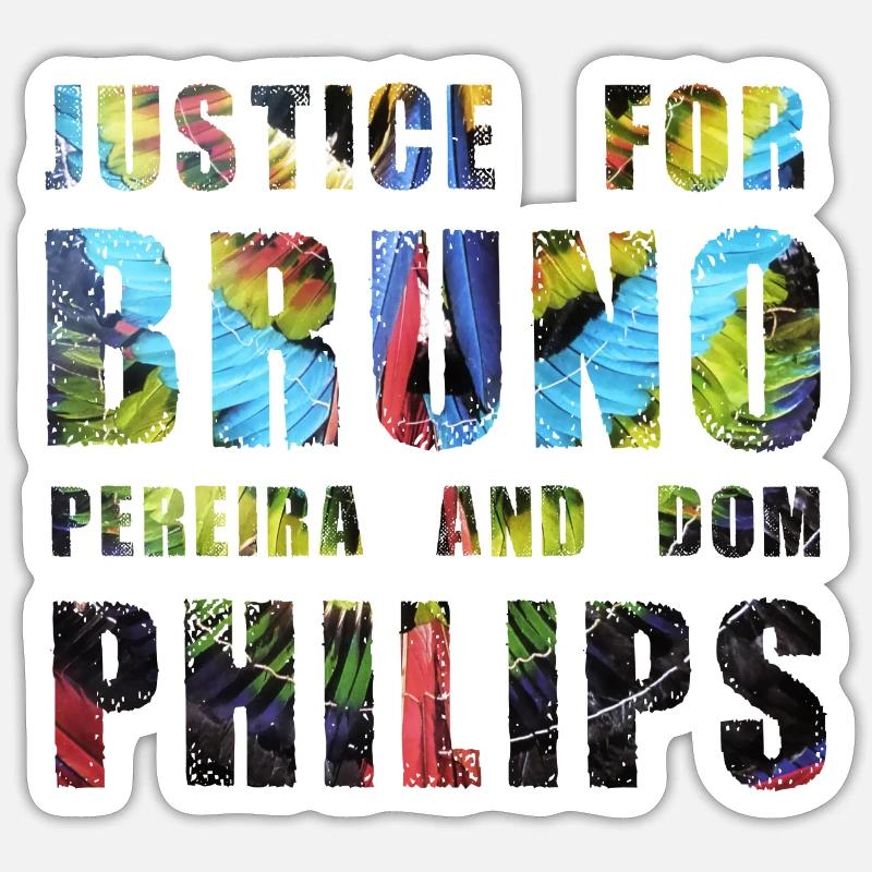 Justice pour Bruno et Philips Sticker taille S (10 x 10 cm)