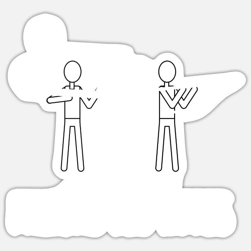 Sticker taille S (10 x 10 cm) - 