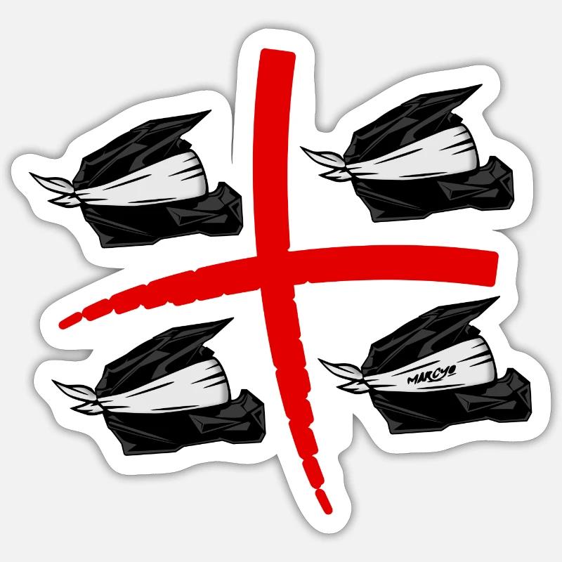 Sticker Größe S (10 x 10 cm) - 