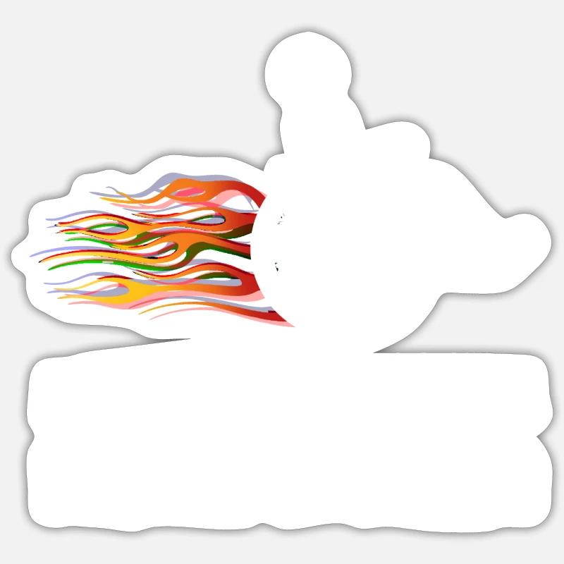Rollstuhl Behinderung Handicap Rollstuhlfahrer - Sticker Größe S (10 x 10 cm) - Mattweiß