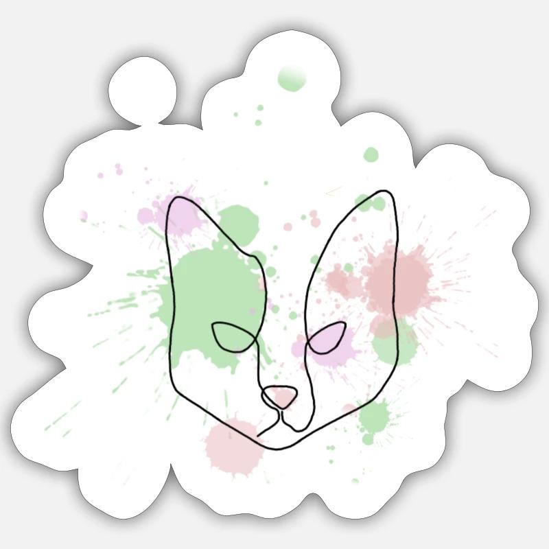 Sticker Größe S (10 x 10 cm) - 