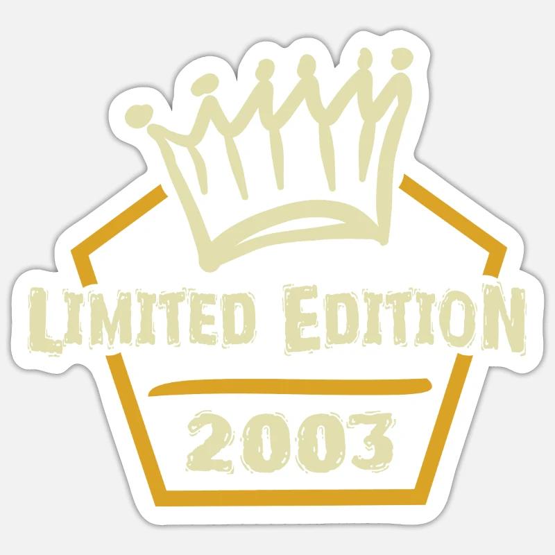 2003 - Sticker size S (10 x 10 cm) - white matte