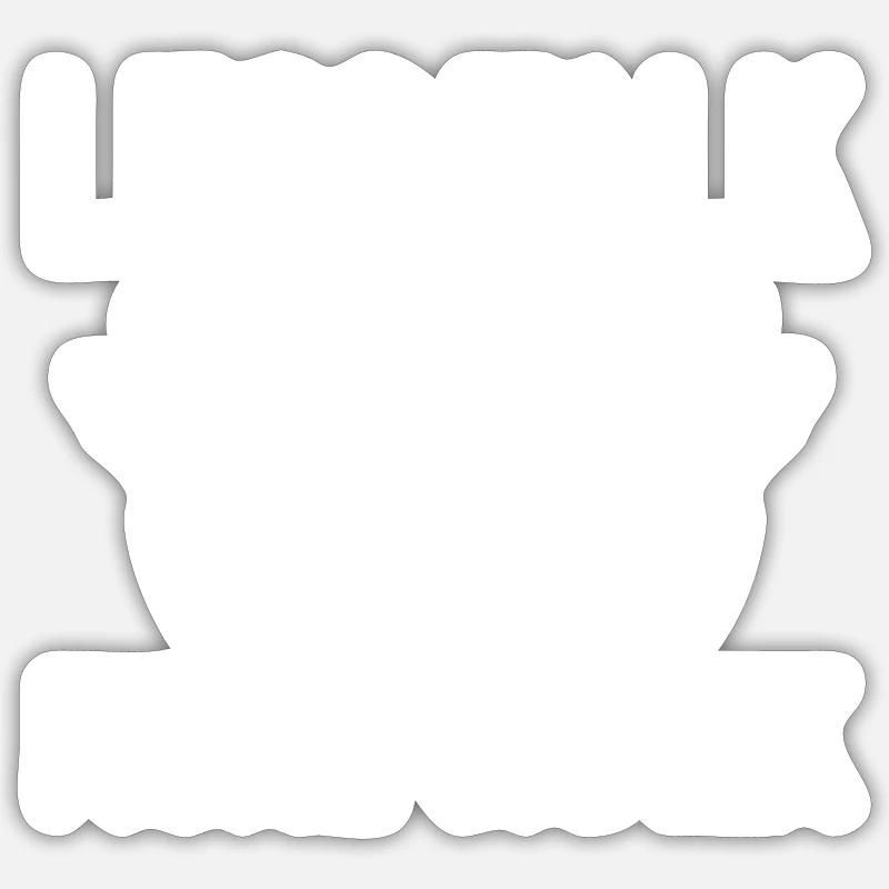 Sticker Größe S (10 x 10 cm) - 