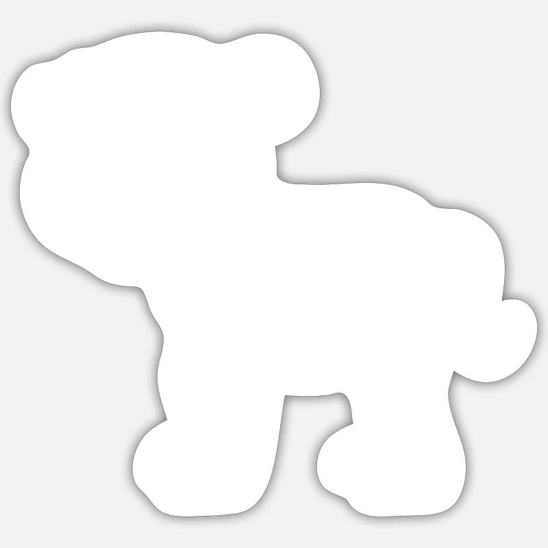 Leopard Comic Animal - Sticker size S (10 x 10 cm) - white matte