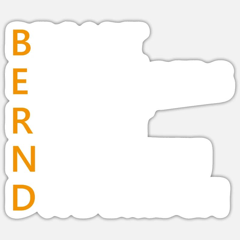 Bernd Name Geschenk Sticker Größe S (10 x 10 cm)
