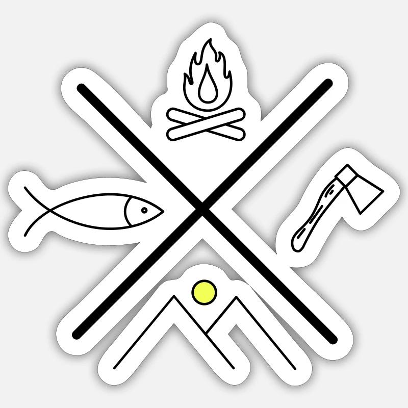 Sticker taille S (10 x 10 cm) - 